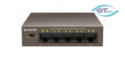 Switch PoE Tenda TEF1105P 5-Port 10/100Mbps 