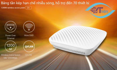  Wireless Access Point ốp trần TENDA i21 (ac1200)