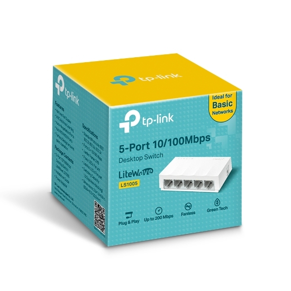Cổng chia LAN 5 cổng 100mbps tp-link